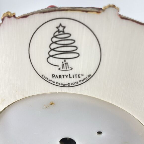 Partylite Musical Christmas Tealight Candle Holder Glowing Rotating Tree No Box - Picture 9 of 9